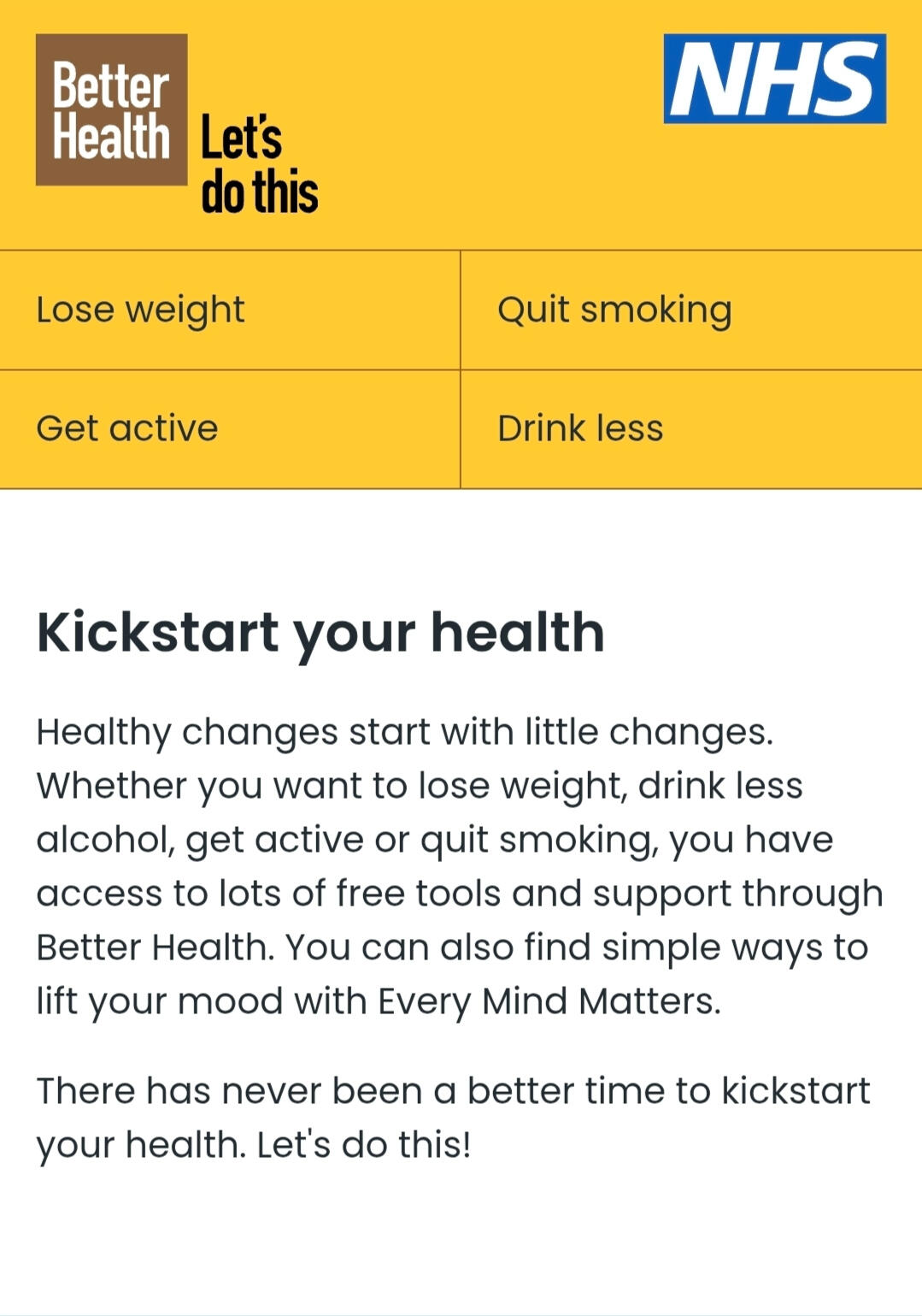 Better Health